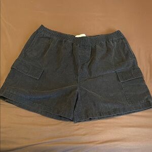 Black Cargo Shorts